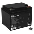 GreenCell® Rechargeable Batterie AGM 12V 44Ah accumulateur au Gel Plomb Cycles sans Entretien VRLA Battery étanche-0