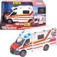 Jouet automobile - MAJORETTE - Mercedes-Benz Sprinter ambulance - Effets sonores et lumineux - Blanc-0