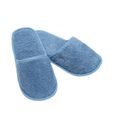 Chausson de bain en coton éponge imperméable mixte SPA - LINANDELLE - Bleu ciel - Homme-0
