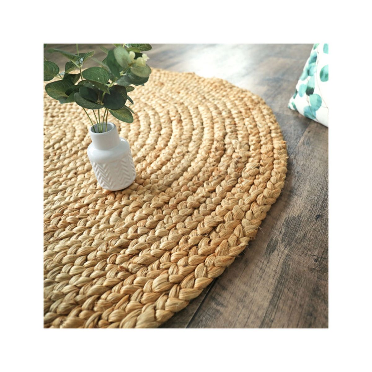 Tapis rond naturel 100 - Achat / Vente pas cher