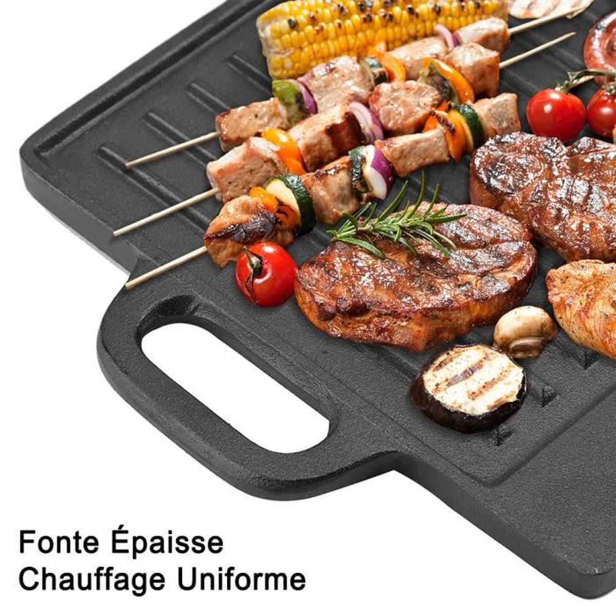 HEG Plaque De Cuisson En Fonte Plaque De Cuisson Antiadhésive En Fonte