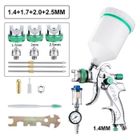 HAOPYOU Pistolet HVLP professionnel HuiYa avec buse en acier de 14-17-20-25 mm pour peinture automobile meubles