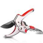 JINZDASU Sécateur Réglable à Lame Franche,Jardin Cisailles Lames Acier Inoxydable-Poignées Ergonomiques,Secateur Fleur-Arbre-Plante