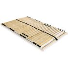 Sommier à lattes 140 x 200 cm - OVONNI - 28 lattes - 7 zones