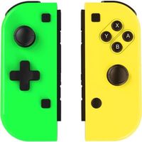 Une paire Manettes Joy-Con Vert Néon / Jaunâtre Néon pour Console Switch