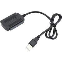 tenoens® SATA - PATA - IDE vers USB 2.0 Convertisseur adaptateur 2,5 - 3,5 Disque dur DVD _5406