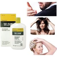 120 ml de shampooing antipelliculaire Selsun sulfure 2,5% dermatite fongique | Anti-pellicule | Anti-chute des cheveux
