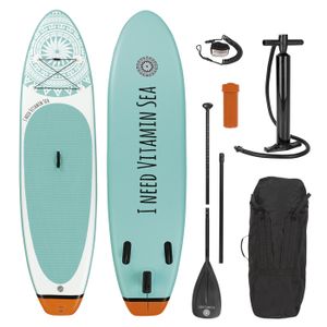 STAND UP PADDLE EASYmaxx Stand-Up Paddle-Board - 2020 - 300cm - blanc/bleu