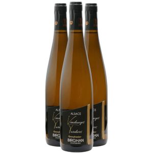 VIN BLANC Birghan Alsace Gewurztraminer Vendanges Tardives 2020 - Vin Blanc d' Alsace (3x75cl) BIO
