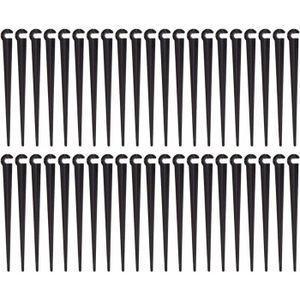 Lot De 50 Piquets De Fixation Tuyau Arrosage - Ancrage Sol Pour Tuyau Goutte-à-Goutte Jardin 18 Cm