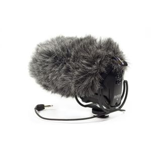Bonnette anti-vent de luxe DeadCat WS11 pour microphone Rode Videomic NTG  Gris
