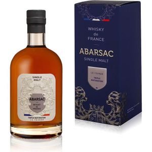 WHISKY BOURBON SCOTCH Whiskys - Whisky Abarsac Tourbe Distillerie France