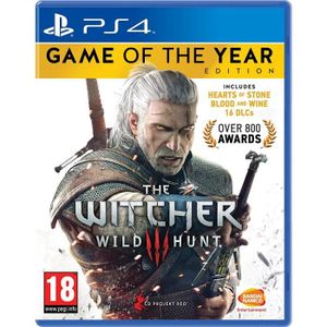 JEU PS4 The Witcher 3 Wild Hunt - Game Of The Year, versio