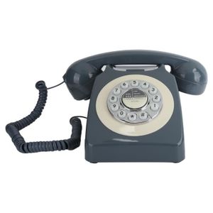Téléphone fixe HURRISE Téléphone de bureau à l'ancienne Téléphone