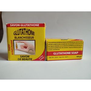 GOMMAGE CORPS Glutathione savon éclaircissante anti tâches