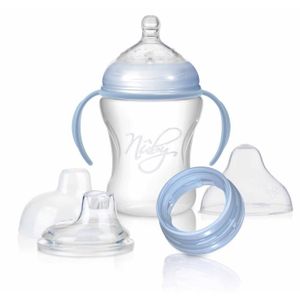 N/ûby Goupillon pour biberons et t/étines avec ventouse Mod/èle al/éatoire