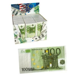 Allume-feux design rouleau de billets de 100 Euros x3