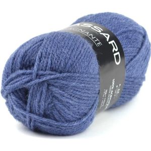 Pelote de laine a tricoter canada tweed bleu, tricot pas cher- Badaboum