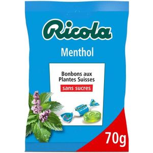 CAFÉ MOULU LOT DE 6 - RICOLA Bonbons Menthol  Sans Sucres - S