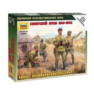 FIGURINE - PERSONNAGE Figurines militaires : Etat-Major Soviétique aille Unique Coloris Unique