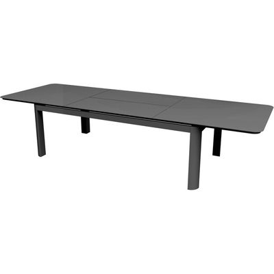 Table de jardin extensible en aluminium Proloisirs Eos 220/280 x 100 cm graphite