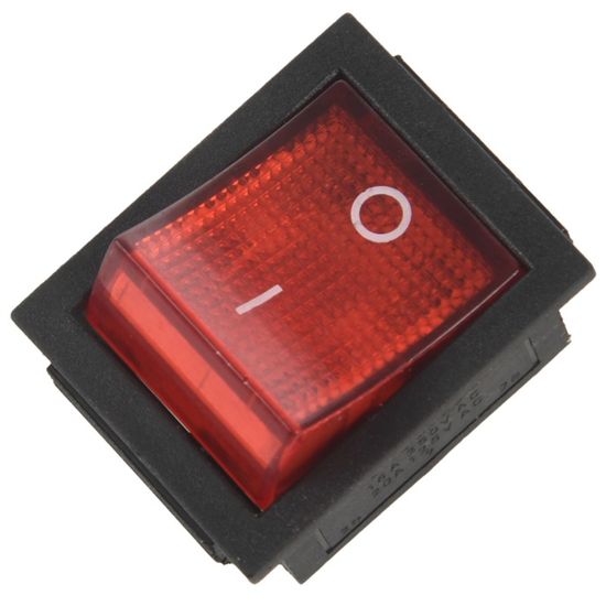 Lot De 1, 2 Ou 4 Interrupteurs à Bascule ON/OFF 250V/6A Avec Voyant Lumineux - Neufs