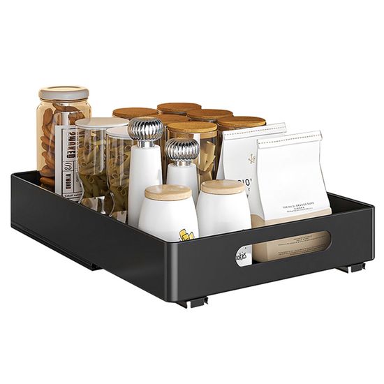Organiseur de placard coulissant, 3 tailles de tiroirs coulissants pour armoires de cuisine, organiseur de tiroir de cuisine, tiroirs coulissants 27 x 40 x 5 cm Organiseur de placard coulissant, 3 tailles de tiroirs coulissants pour armoires de cuisine, organiseur de tiroir de cuisine, tiroirs coulissants 27 x 40 x 5 cm