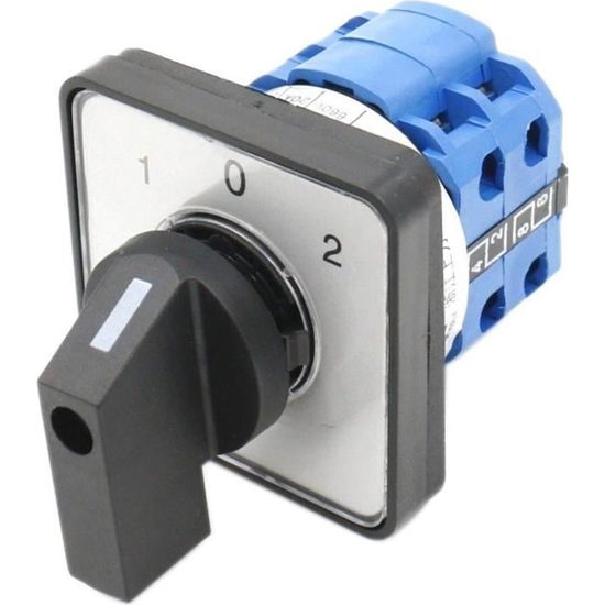 Commutateur Universel Rail DIN SZW26-20 – 4 Positions, 20A 660V, Pour Tableaux électriques (certifié CE/TUV) - 9