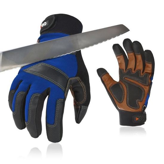 Gants D'escalade Intra-FIT - Cuir Synthétique Antidérapant - Pour Rappel, Alpinisme - Paire