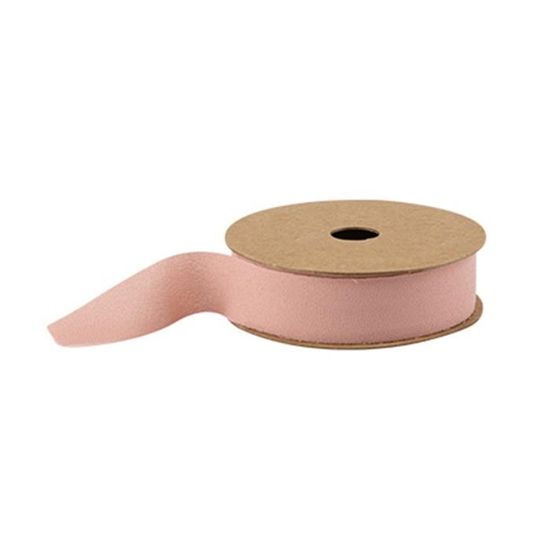 Ruban Mousseline 2,5cm X 18,9m - Lot De 3 Rouleaux (rose Nude, Rosé, Bonbon) - Pour Emballage Cadeau, Mariage, Déco