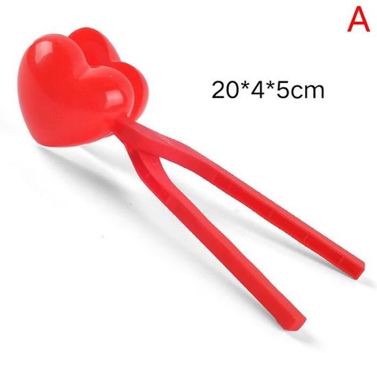 Lot De 4 Pinces à Boules De Neige – Moule ABS Ergonomique, Pour Neige Ou Sable, Cadeau Hiver