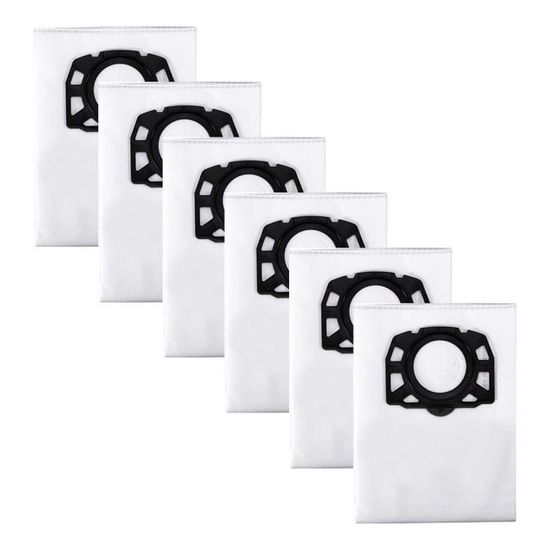 Lot de 10 Sacs de Filtre Sacs D'aspirateur pour Kärcher 2.863-006.0 KFI 487  Sacs Aspirateur pour Kärcher WD4 WD5 WD6 WD5P WD6P MV4 MV5 MV6 Aspirateurs  Multifonctions