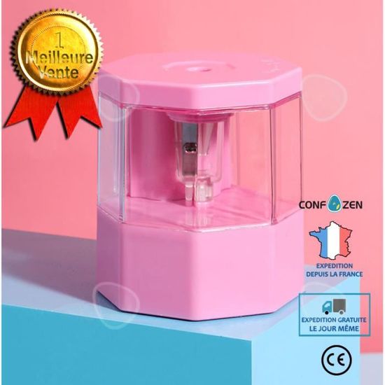Lot 4 Taille-Crayons Fun Forme Fast-Food – Hamburger, Frites, Coca, Sprite – Papeterie Mignonne Enfant & Adulte, Cadeau Original