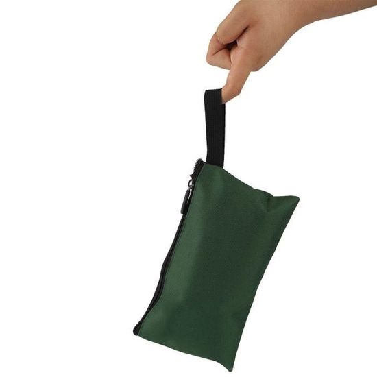 2 Pièces Petit Sac à Outils, 25 X 8,5 X 7cm Multifonctionnel Portable 600D Polyester Kits D'outils Sac De Rangement Avec Sangle Suspendue Et Fermeture à Glissière (Jaune
