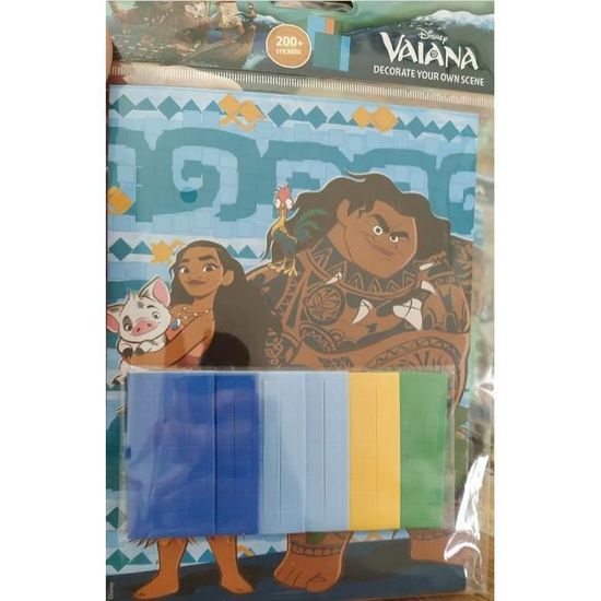 Jouet créatif - DISNEY VAIANA - Mosaique Vaiana Disney - Multicolore -  14x19 cm - A partir de 4 ans - Cdiscount Jeux - Jouets