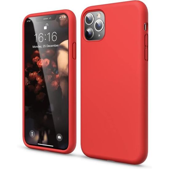 Housse Coque Souple En Silicone TPU Pour IPhone 11 Pro 12 Mini 13 14 Pro Max - Compatible Charge Sans Fil Qi