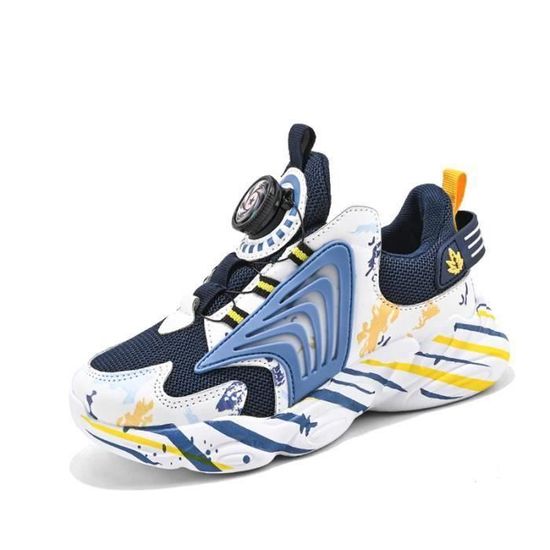 Chaussures De Basket Pour Enfants - Lacets, Semelle Caoutchouc Antidérapante, Taille 31 à 40