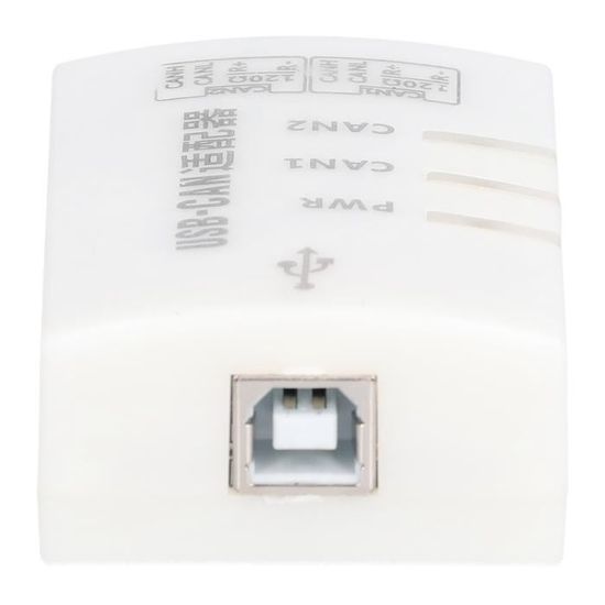Adaptateur USB Vers CAN 120 Ohms - Boîtier ABS/PC, DB9 - Pour Diagnostic Auto, Industrie, IoT - Plug & Play