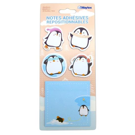 Lot De 20 Blocs-notes Autocollants Animaux Mignons - Post-it Kawaii En Forme D'animaux, Idéal Pour écoliers, Bureau, Cadeaux Enfants - 10