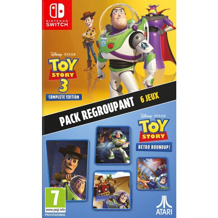 Toy Story : Retro Roundup ! + Toy Story 3 Complete Edition Double Pack Nintendo Switch - vue 3