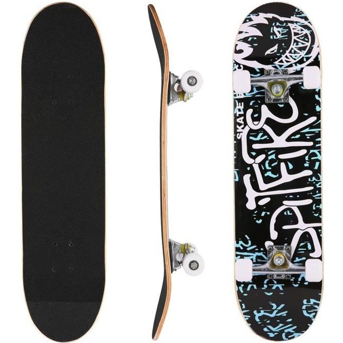 Skateboard Planche à roulettes pour Enfant, Jeunes et Adultes avec des roulements à Billes ABEC-7, Longboard pour Les débutants, #6