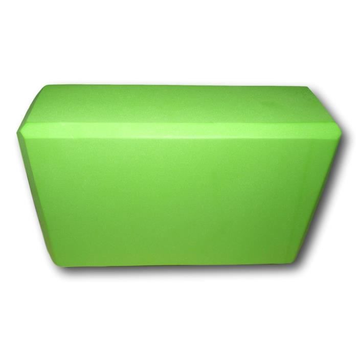 brique de yoga en mousse EVA Vert