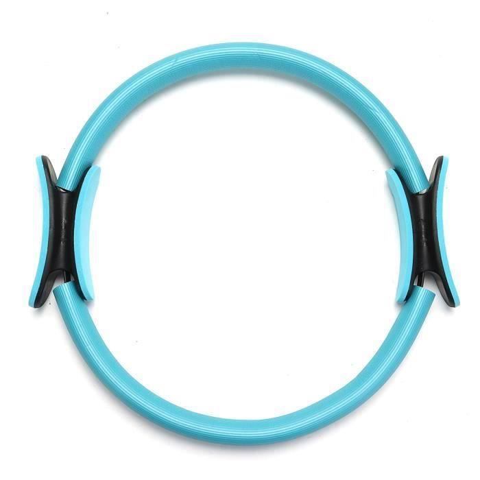 Cercle Pilates Dual Grip Sport Exercice Fitness Équipement Outil Yoga bleu