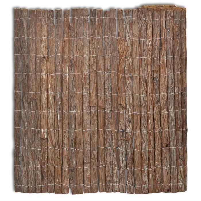 ♫9406 Clôture - Classique - Clôture de jardin Brise vue en écorce 400 x 150 cm FNCM®