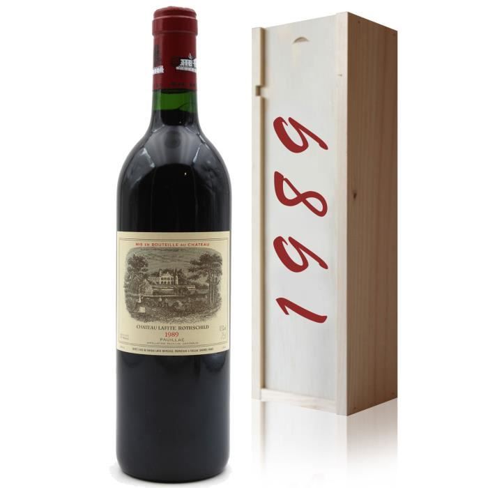 Coffret Château Lafite Rothschild 1989 Rouge 75cl AOC Pauillac