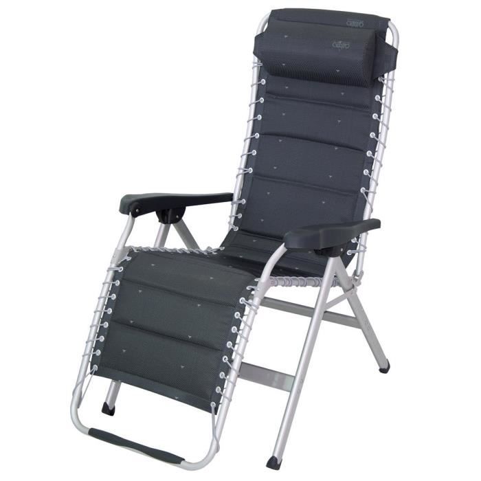 ENTSPaNNUNGSLIEGE-rELAX-cRESPO cHAISE lONGUE aVEC rEPOSE-tÊTE iNTÉGRÉ-cHARGE mAXIMALE : 130 kG sTABIELO oVALE-bLEU-aLUMINIUM- 1051