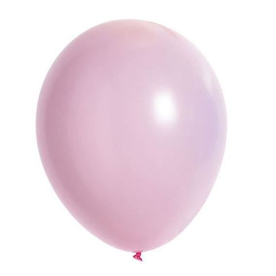 Lot de 100 ballons en latex opaque rose
