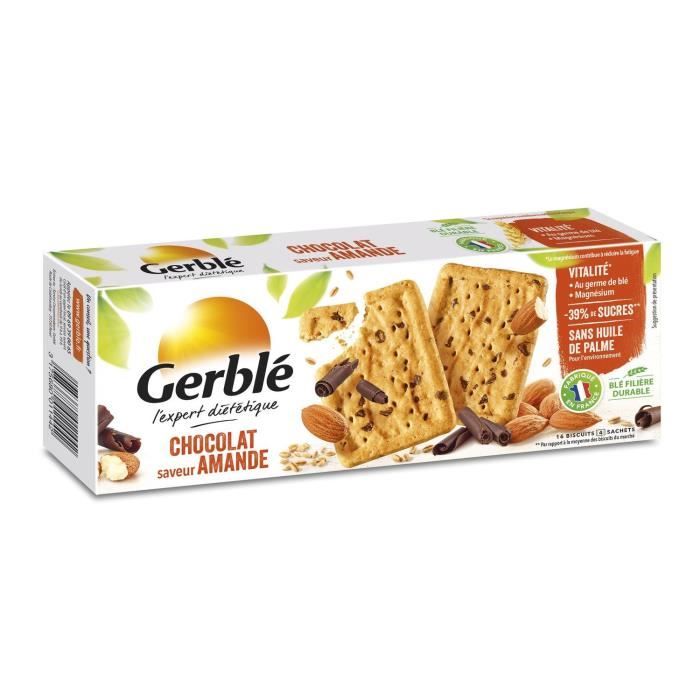 Biscuits choco amande 200 g Gerblé