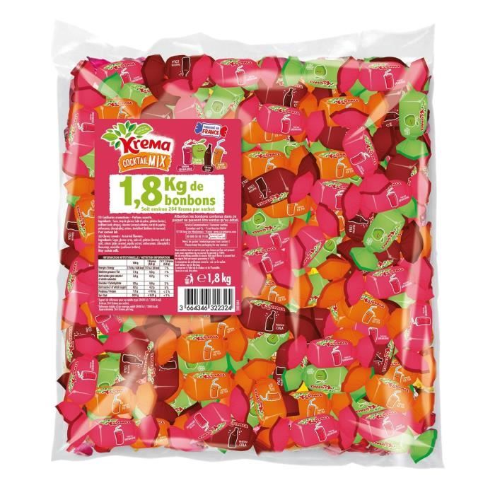 KREMA Bonbons CocktailMix en vrac - 1,8 kg