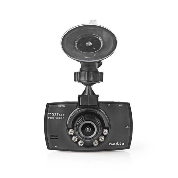 NEDIS Caméra Embarquée Full HD 1080p 2.7 Angle de Vue de 120°